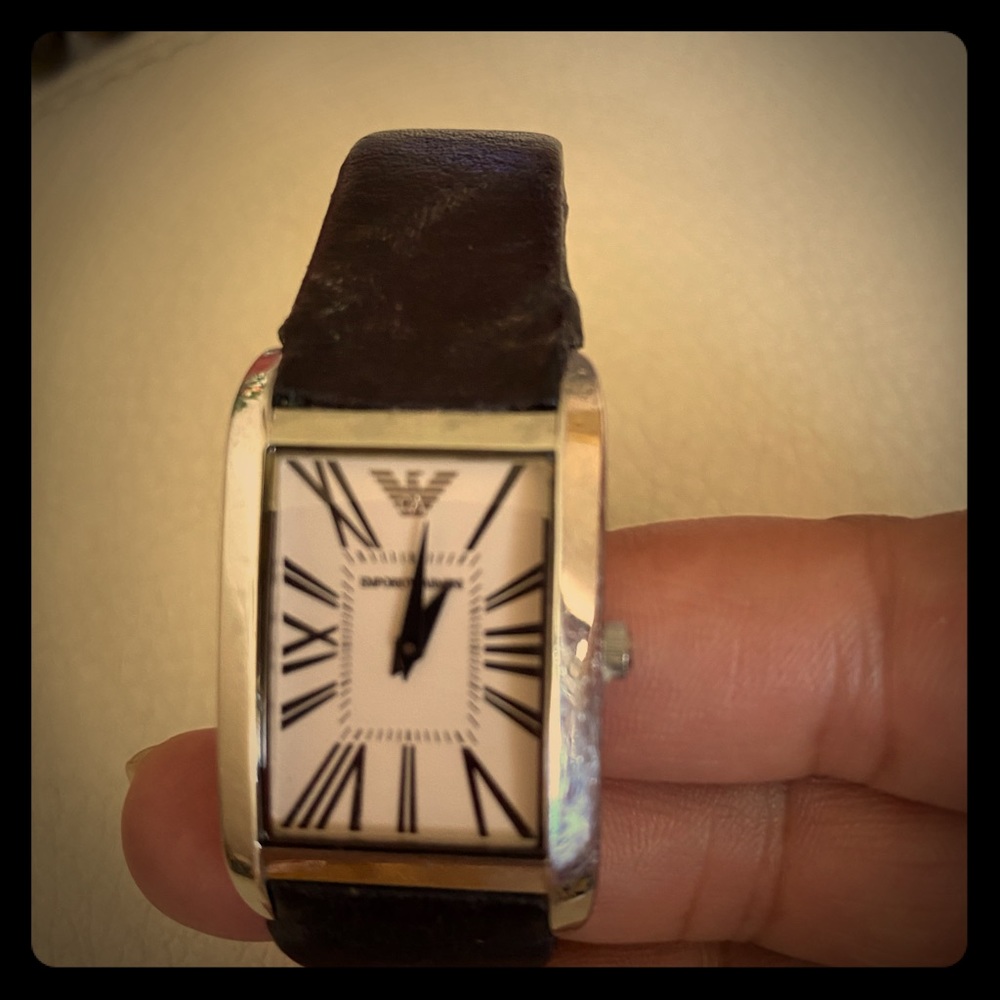 Vintage brown Emporio Armani ladies watch